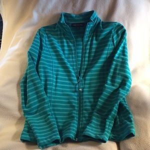 Jones New York Zip front Sweatshirt